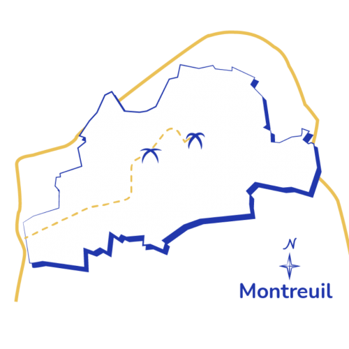 Carte de Montreuil